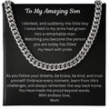 To My Amazing Son