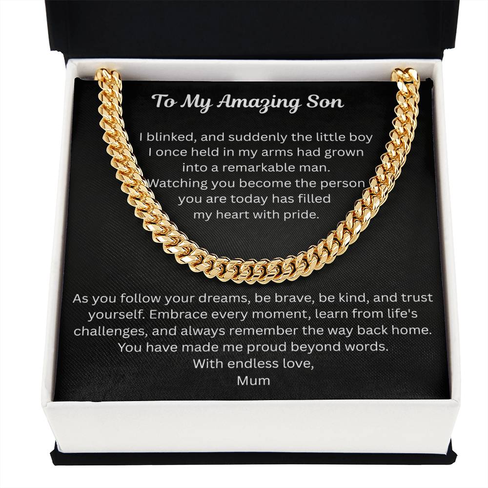 To My Amazing Son
