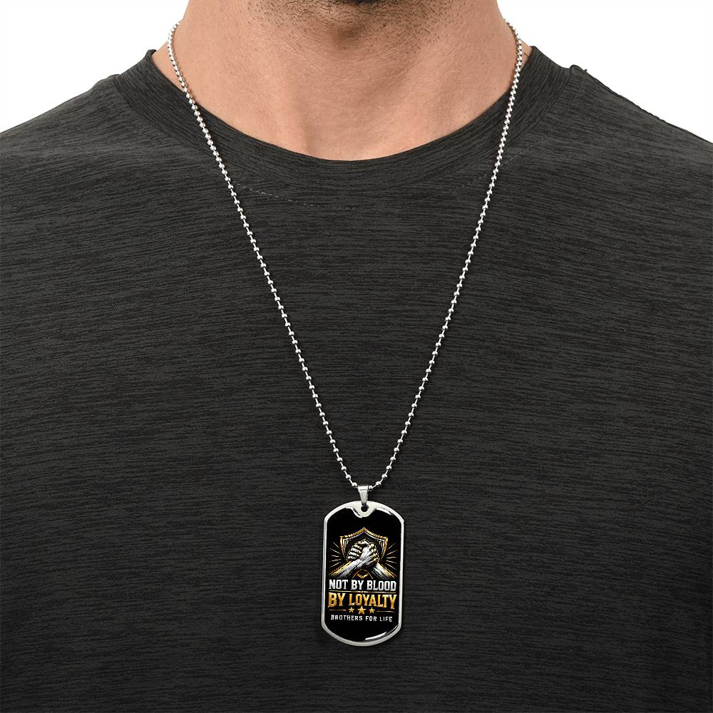 Brothers For life dog tag