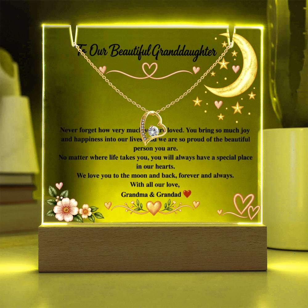 To Our Beauitful Granddaughter