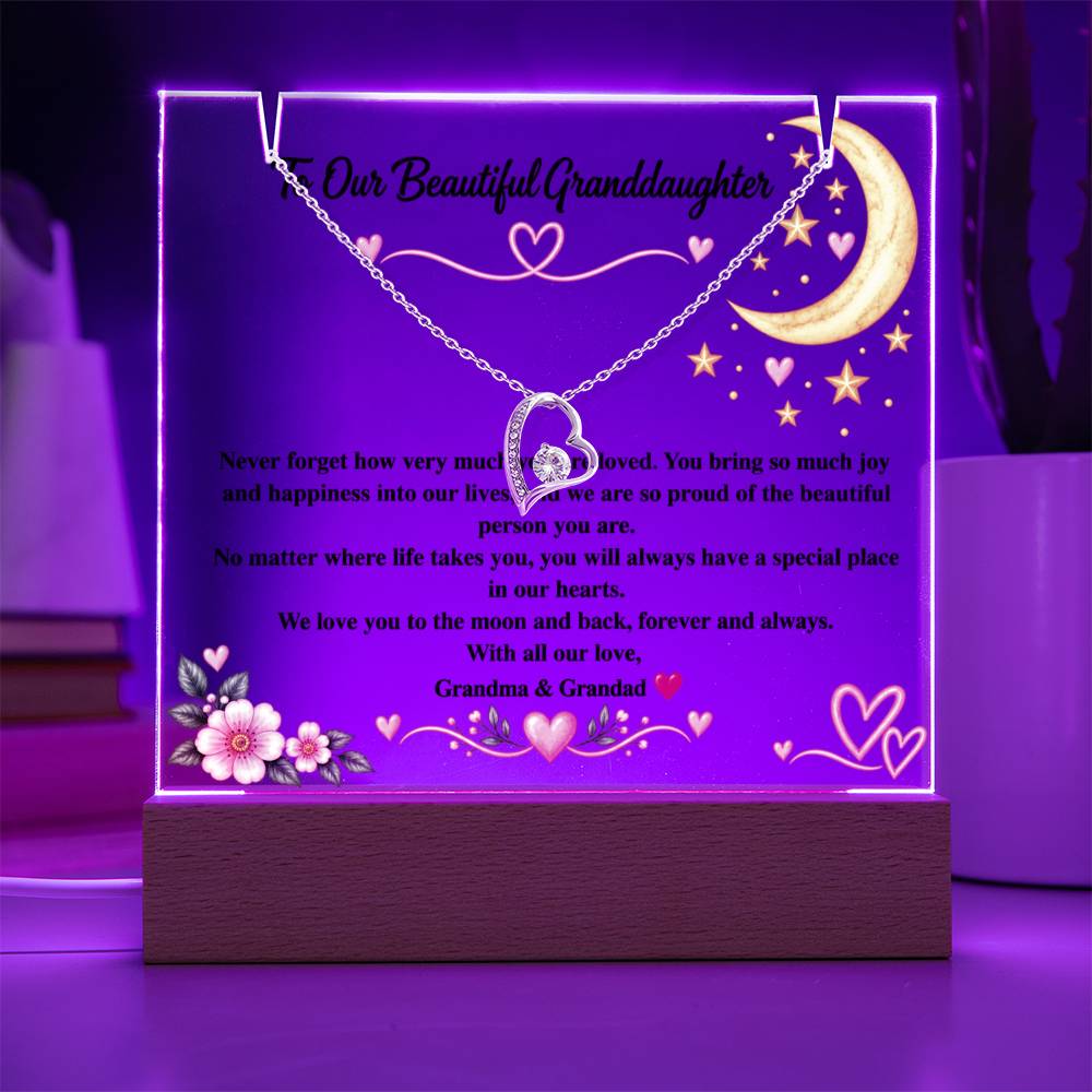 To Our Beauitful Granddaughter