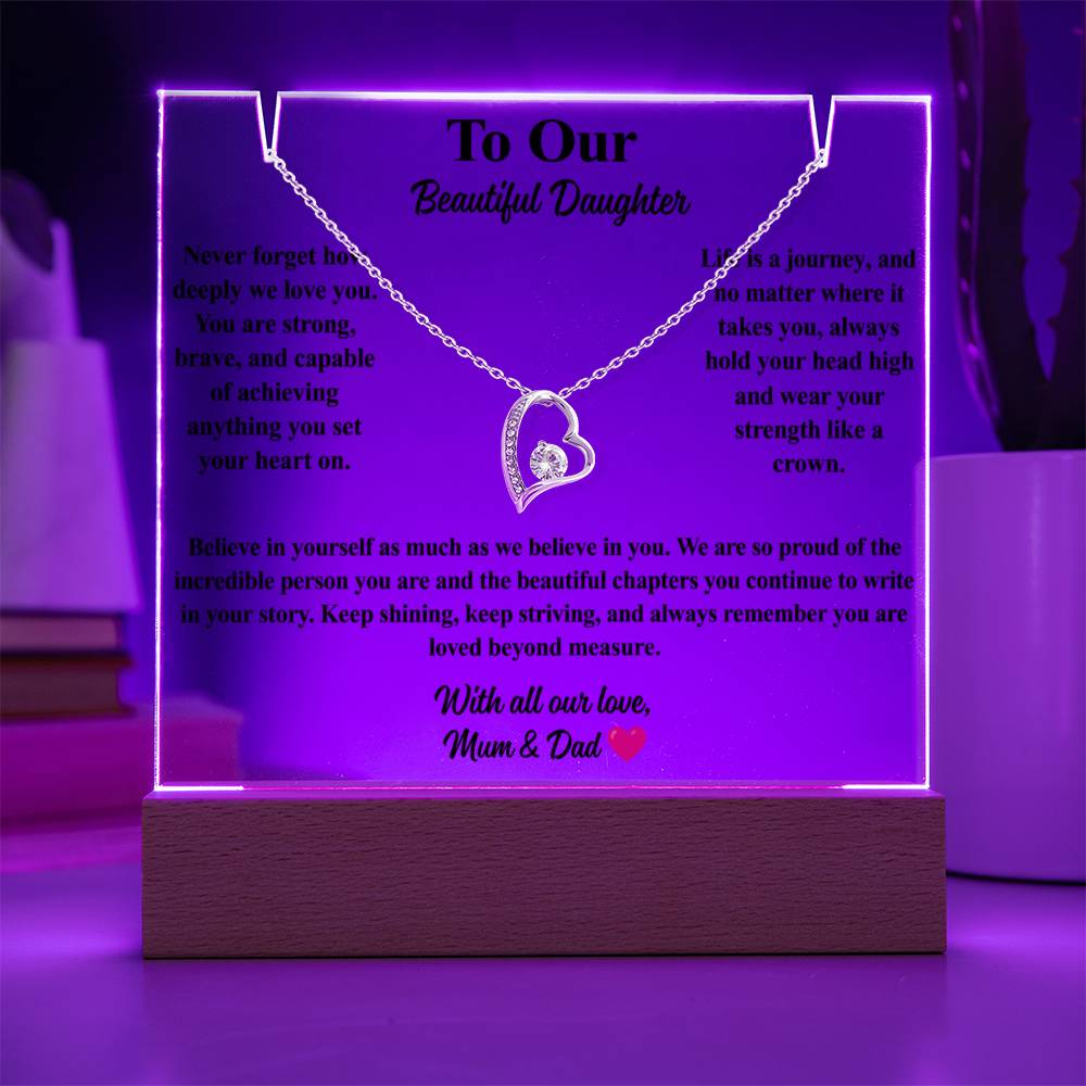 To our Beauitful Daughter