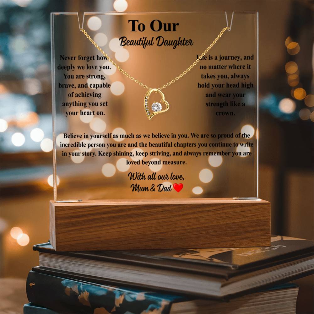To our Beauitful Daughter