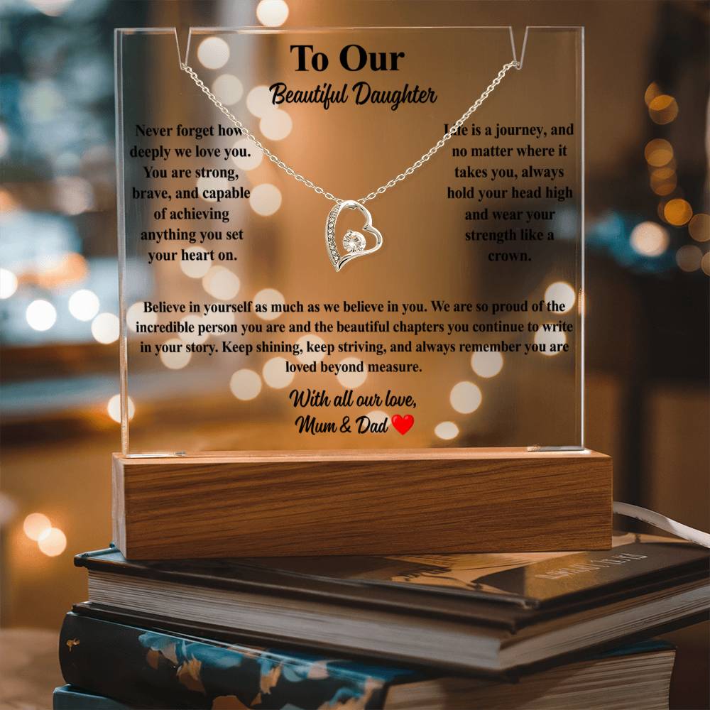 To our Beauitful Daughter