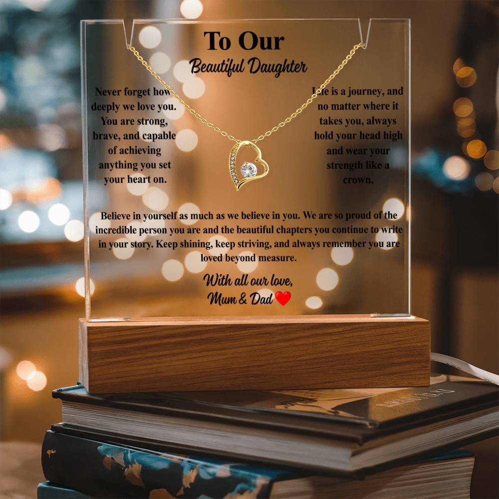 To our Beauitful Daughter