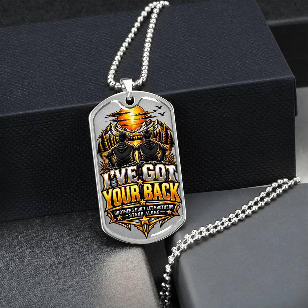 I've got Your Back Dog tag