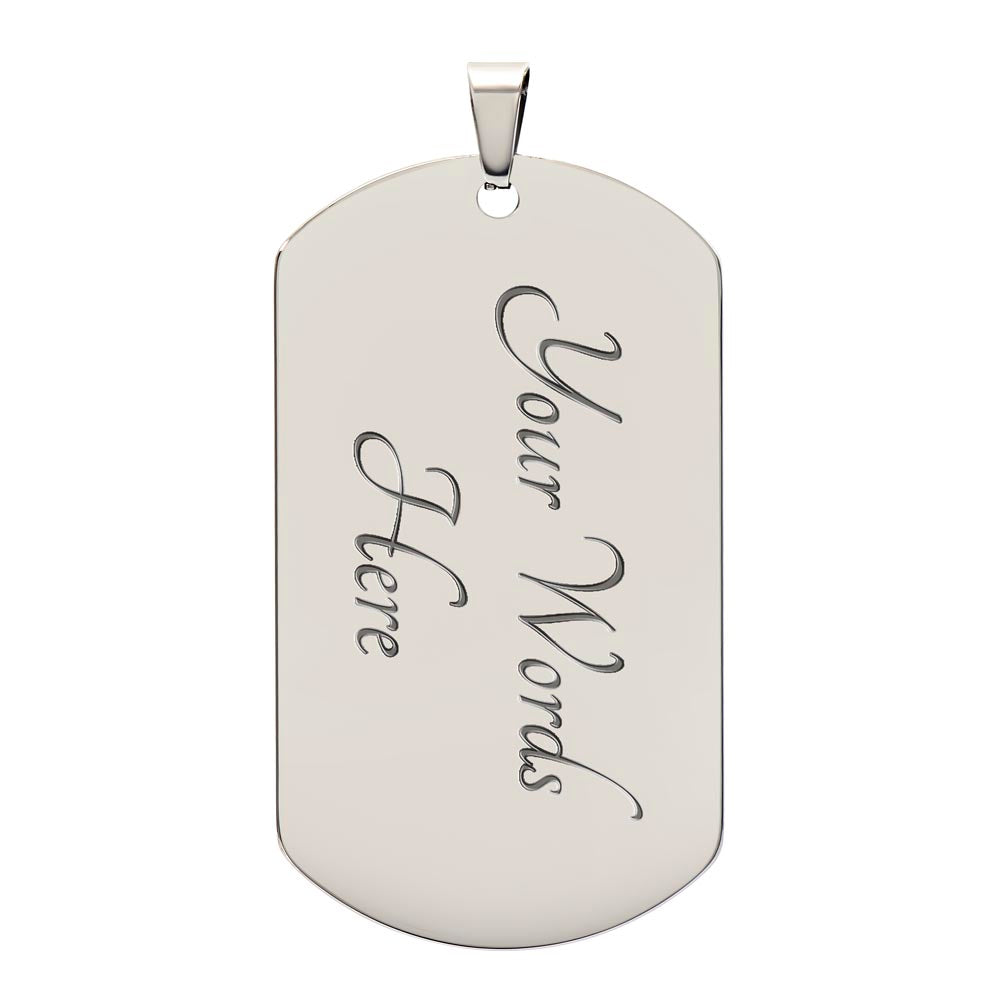 I've got Your Back Dog tag