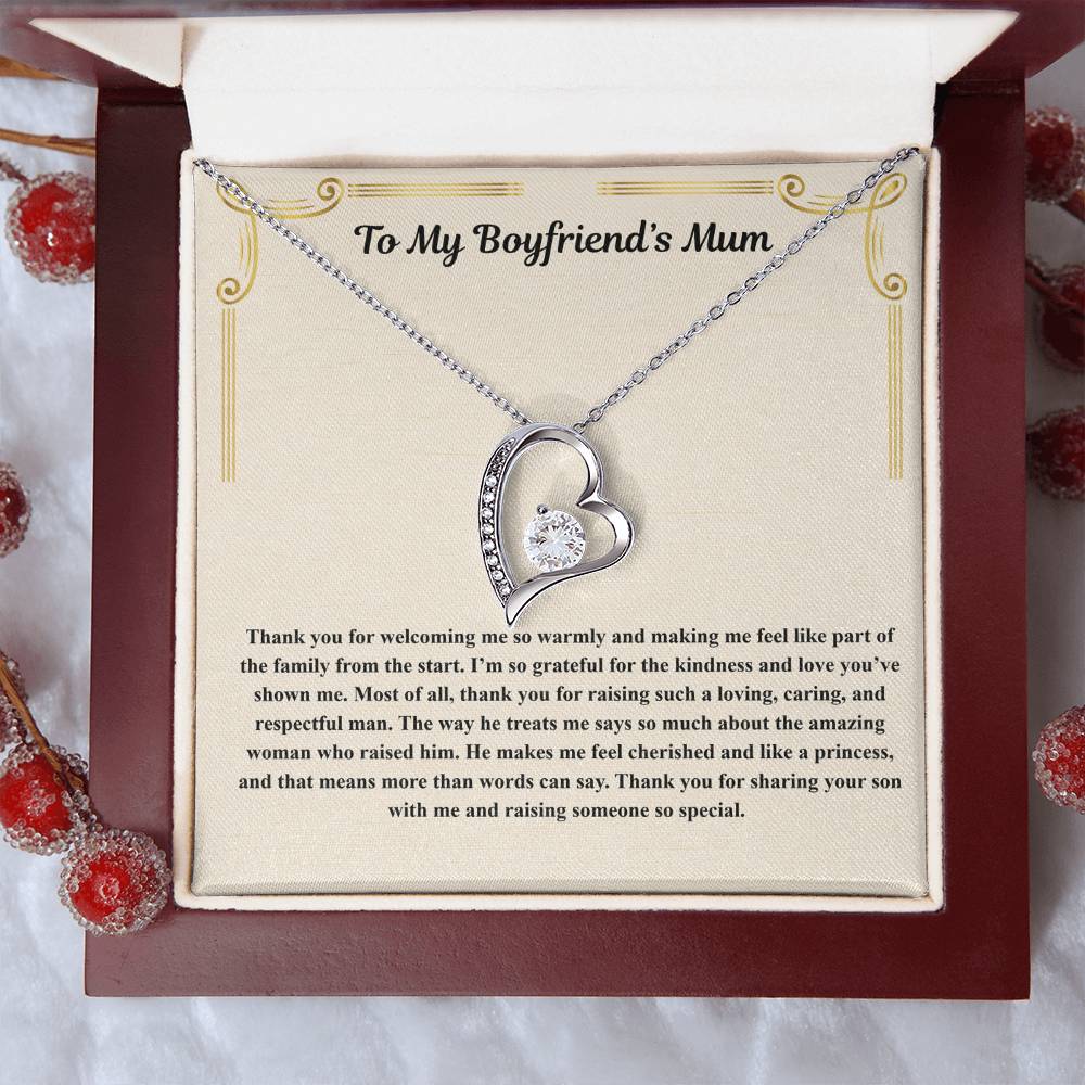 To My Boyfriend's Mum Forever Love Personalised Gift Set