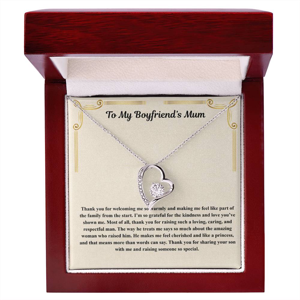 To My Boyfriend's Mum Forever Love Personalised Gift Set