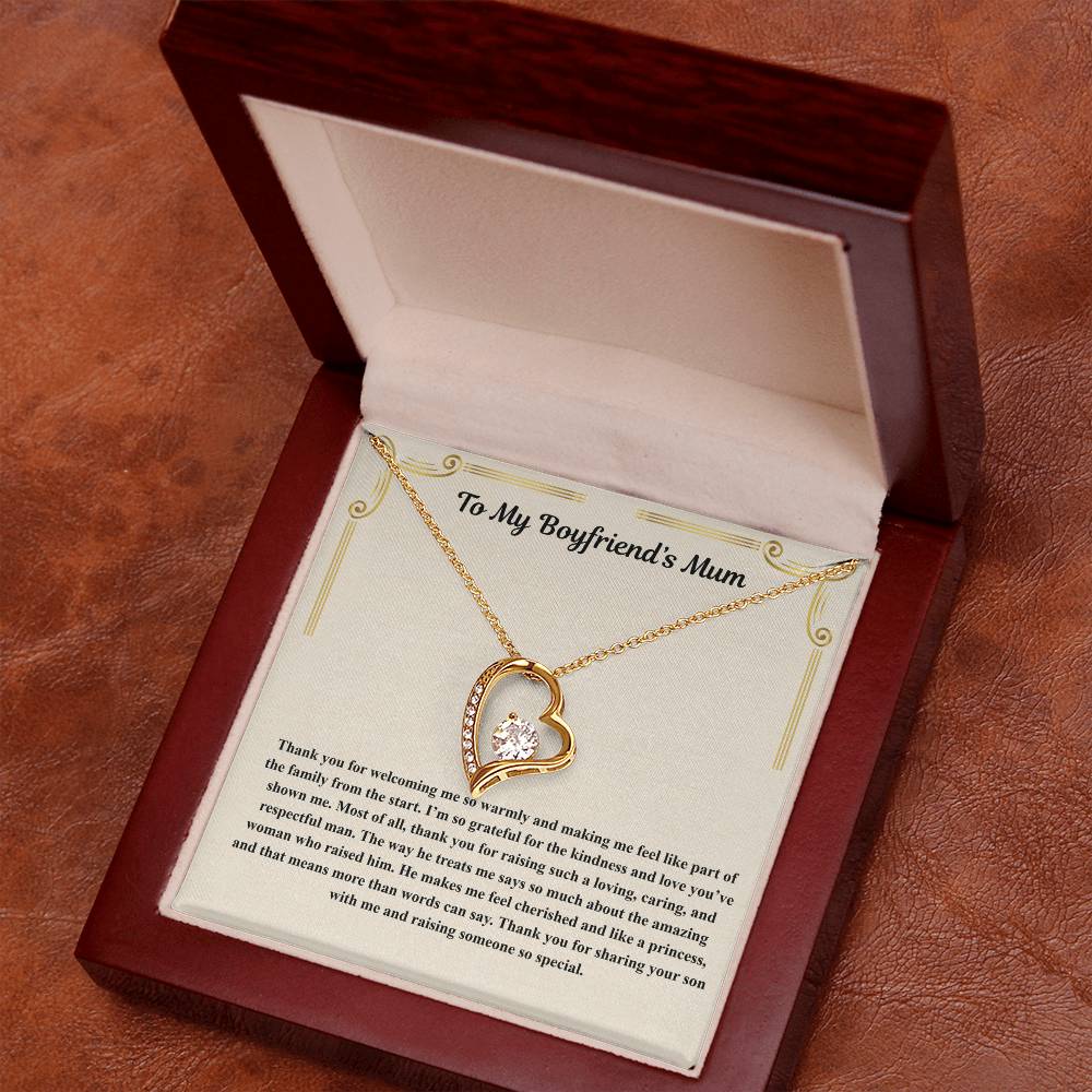To My Boyfriend's Mum Forever Love Personalised Gift Set