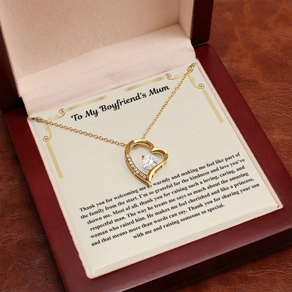 To My Boyfriend's Mum Forever Love Personalised Gift Set