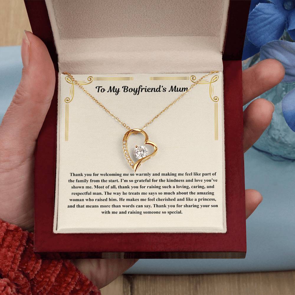 To My Boyfriend's Mum Forever Love Personalised Gift Set