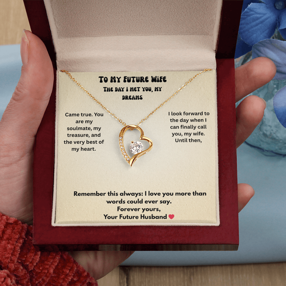 To My Future Wife Forever love necklace