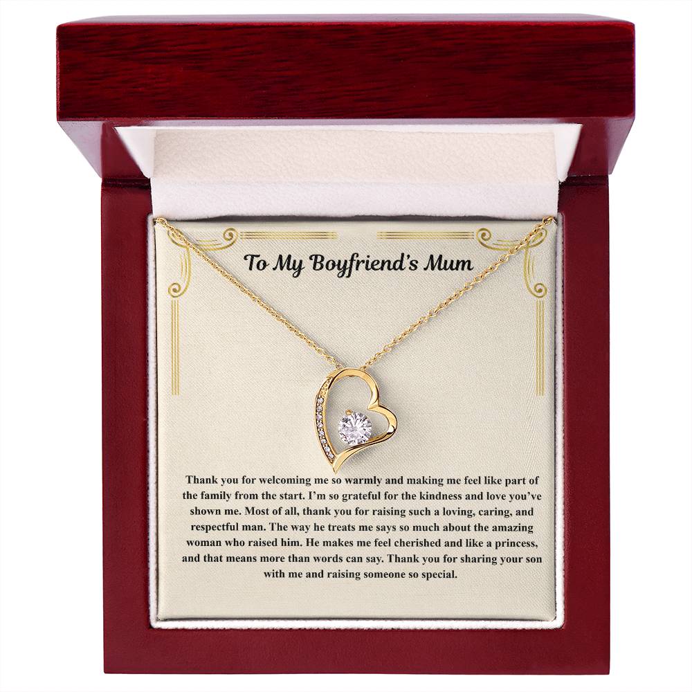 To My Boyfriend's Mum Forever Love Personalised Gift Set