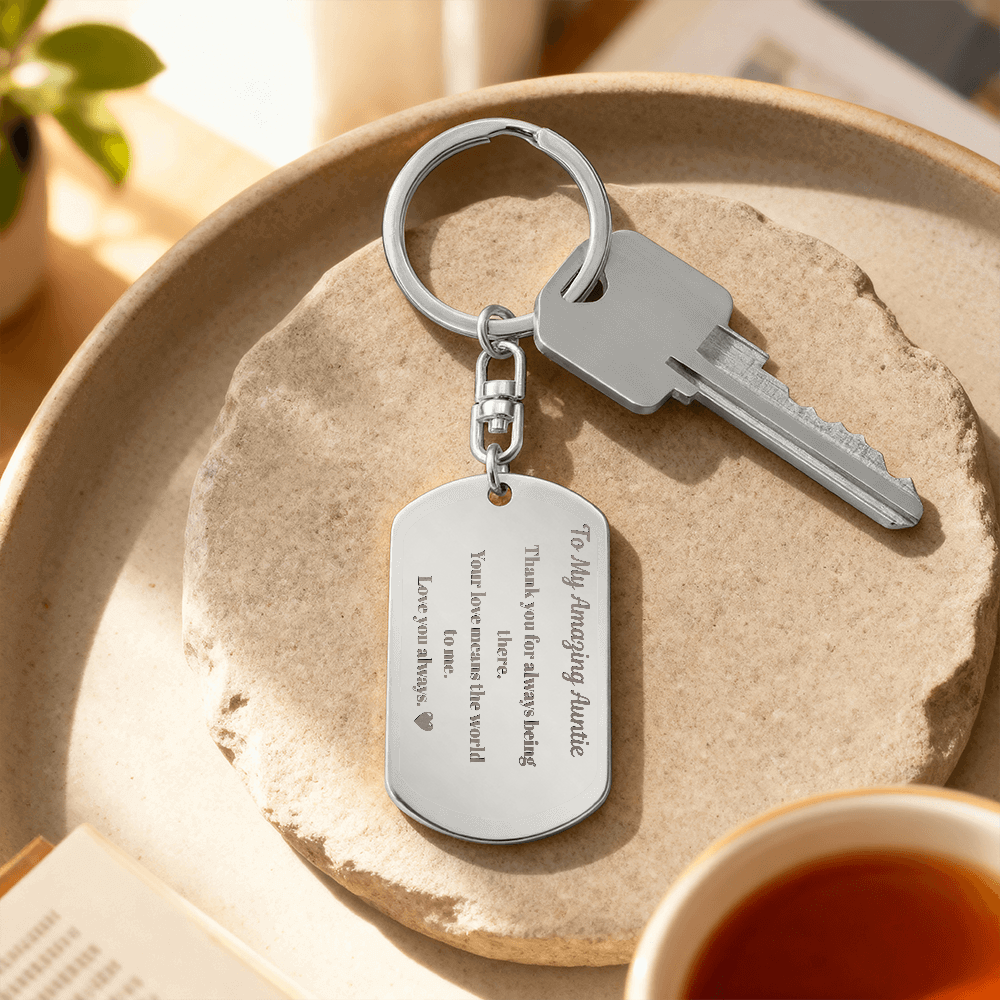 To My Amazing Auntie - Personalised Keychain