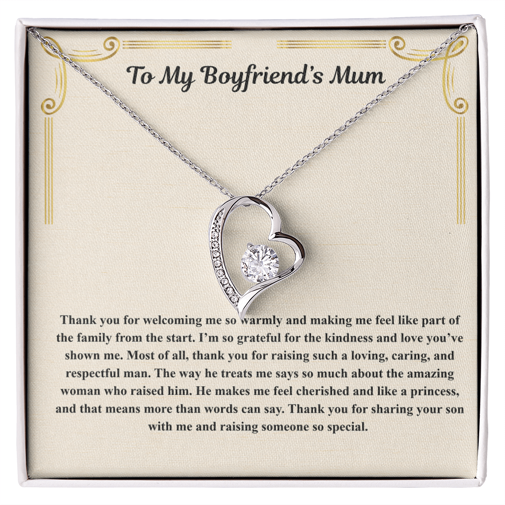 To My Boyfriend's Mum Forever Love Personalised Gift Set
