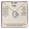 To My Wife Forever love Necklace