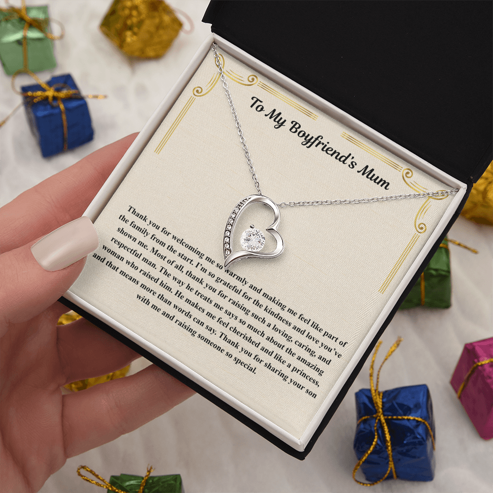 To My Boyfriend's Mum Forever Love Personalised Gift Set