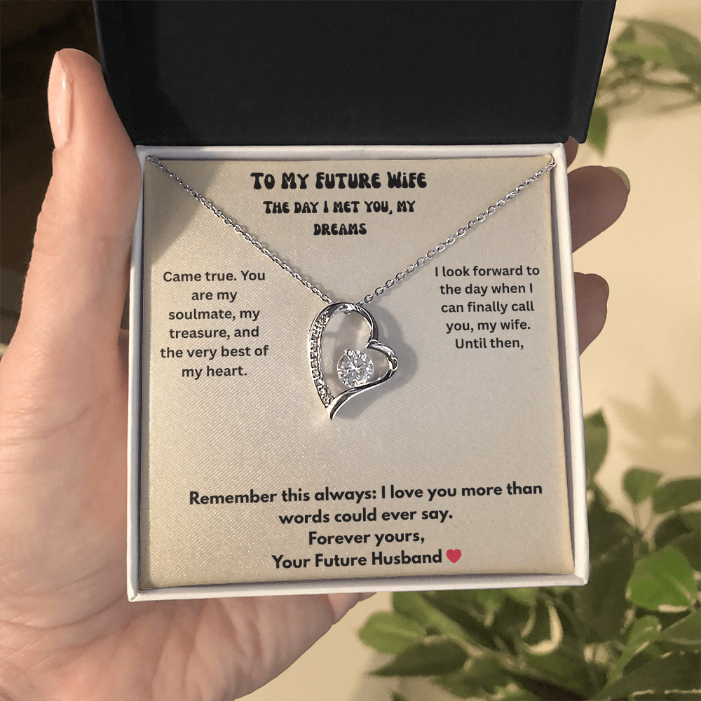 To My Future Wife Forever love necklace