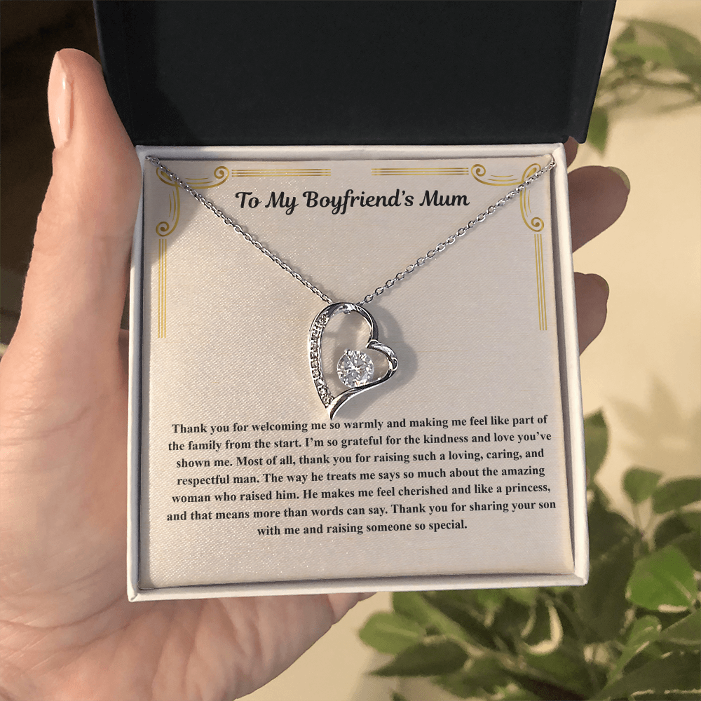 To My Boyfriend's Mum Forever Love Personalised Gift Set