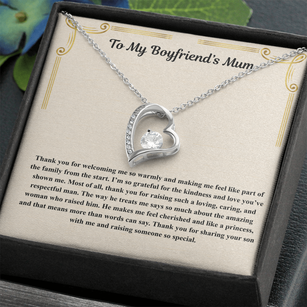 To My Boyfriend's Mum Forever Love Personalised Gift Set