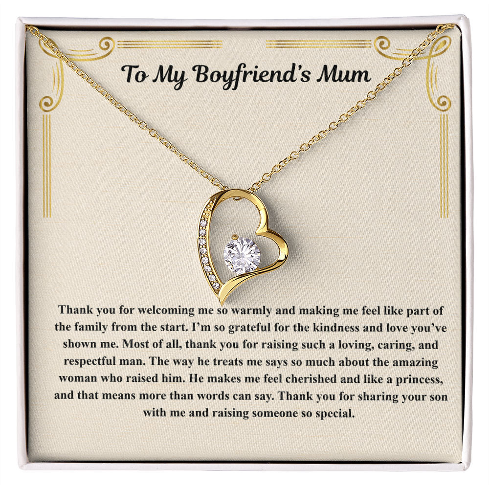 To My Boyfriend's Mum Forever Love Personalised Gift Set