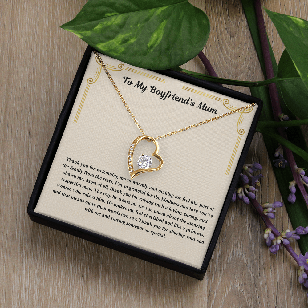To My Boyfriend's Mum Forever Love Personalised Gift Set