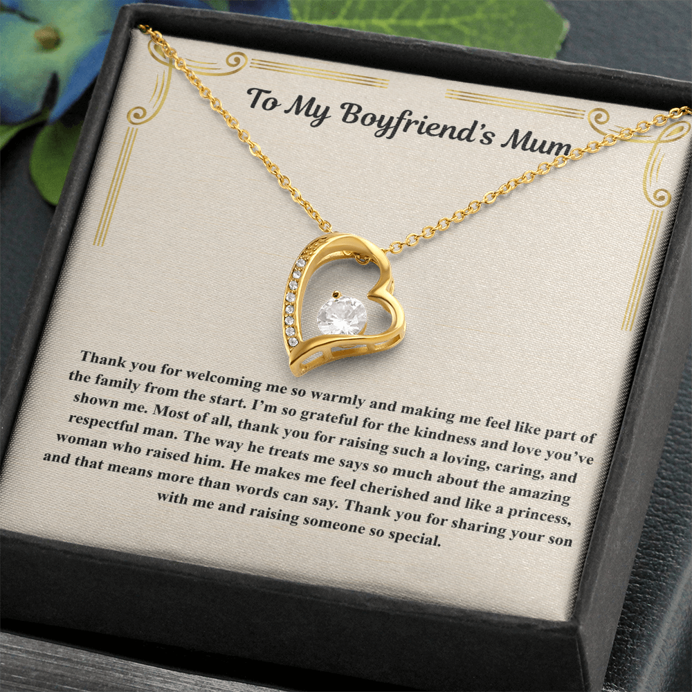 To My Boyfriend's Mum Forever Love Personalised Gift Set