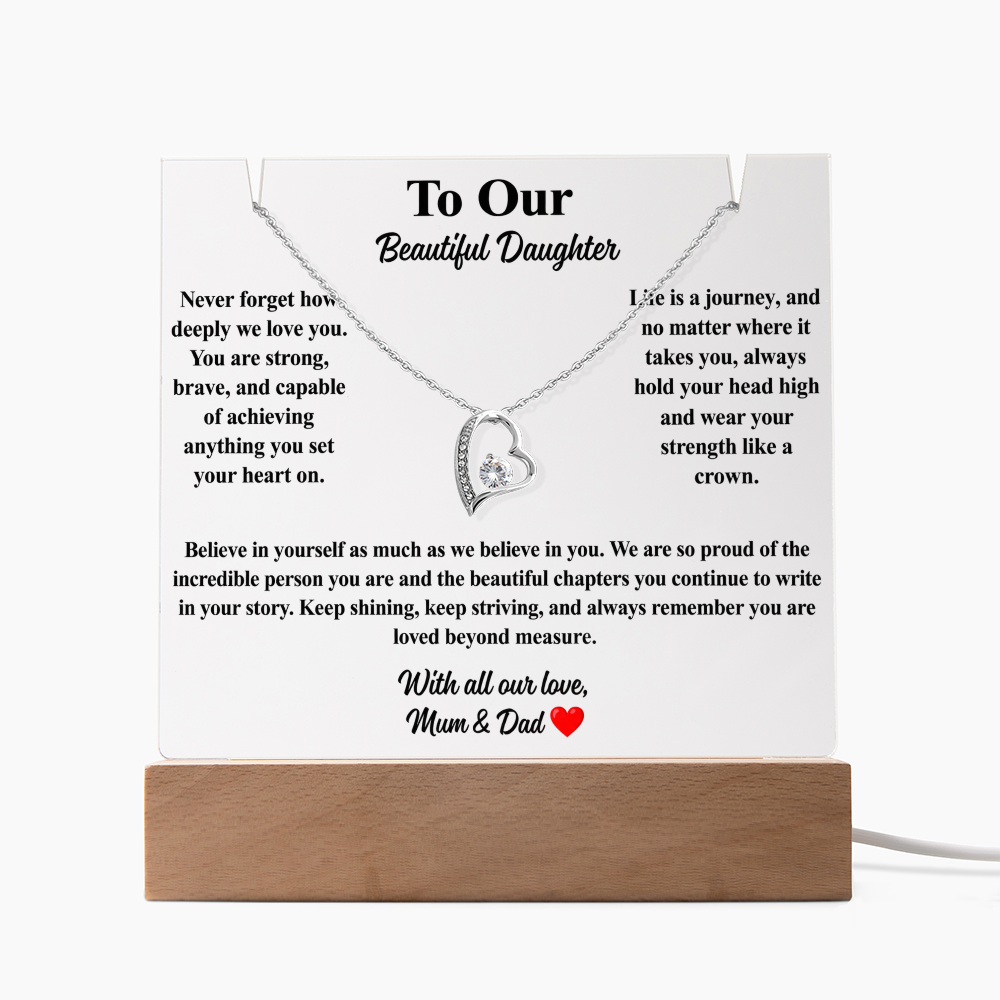 To our Beauitful Daughter
