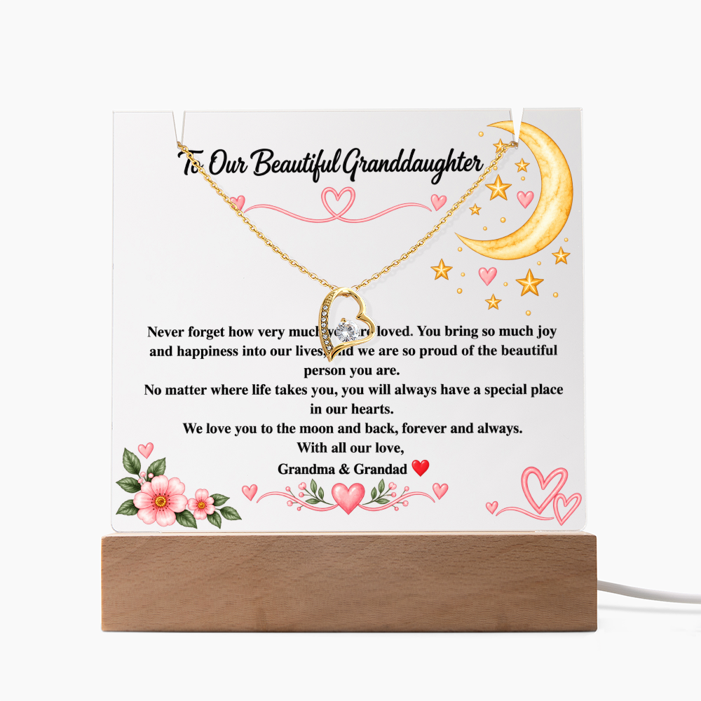 To Our Beauitful Granddaughter