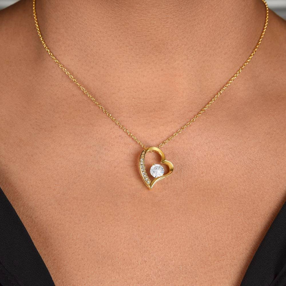 To My Bonus Daughter Never Forget that I love you  forever love necklace