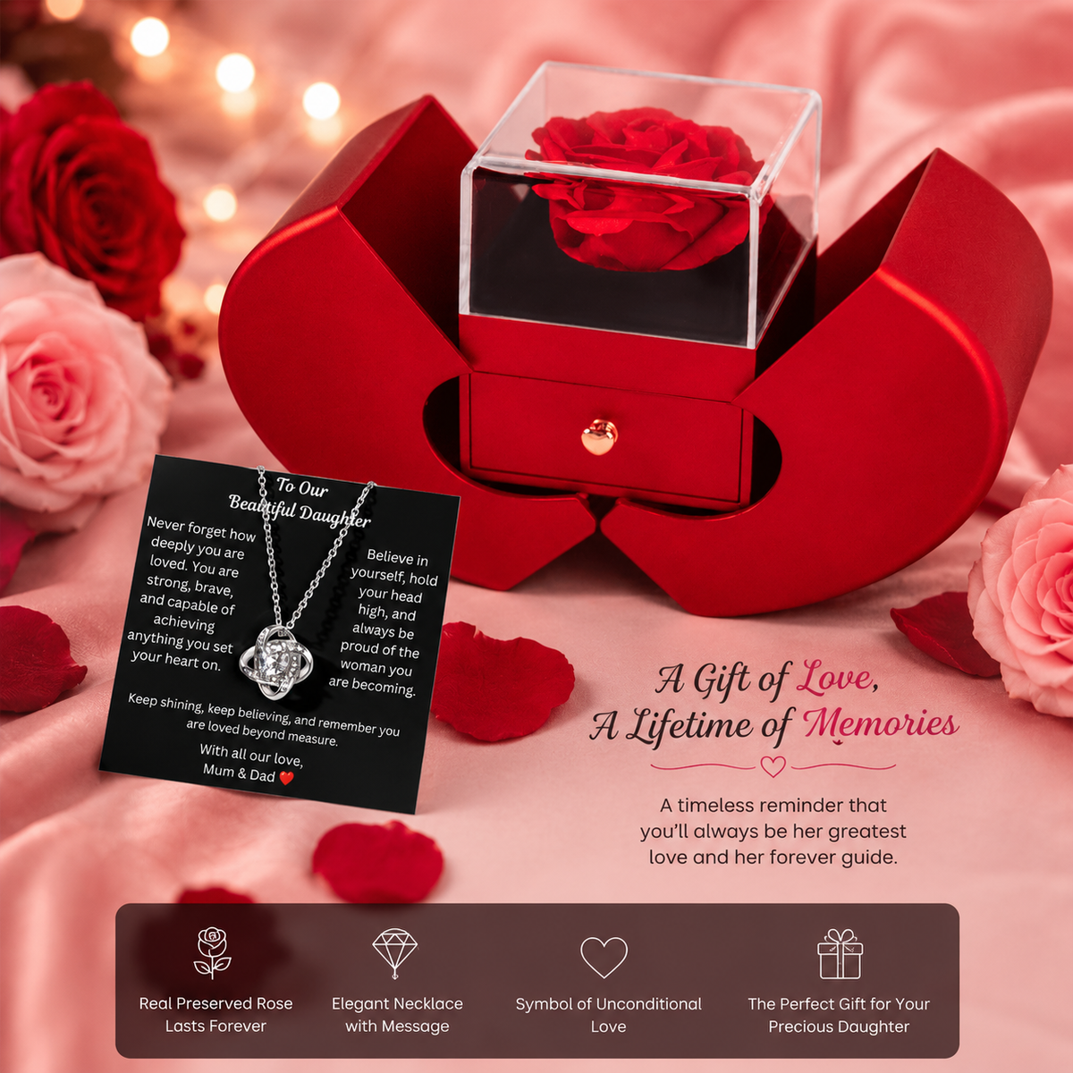 To Our Beauitful Daughter RoseBox
