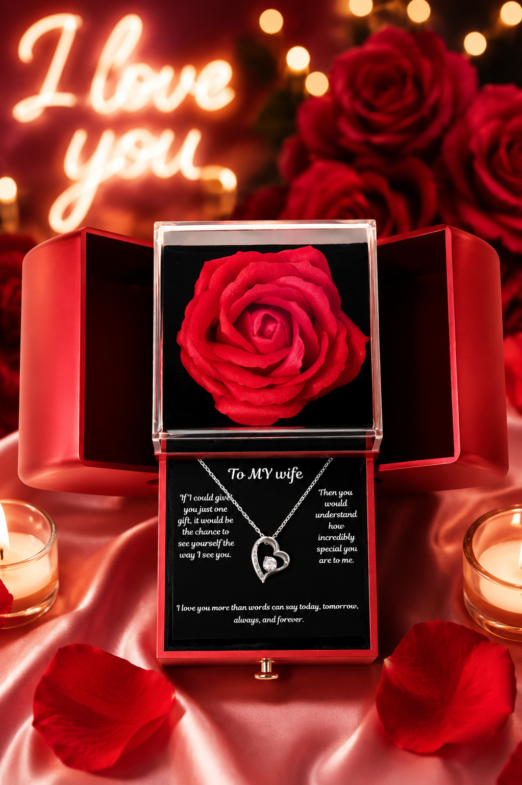 To My Wife  Rose box